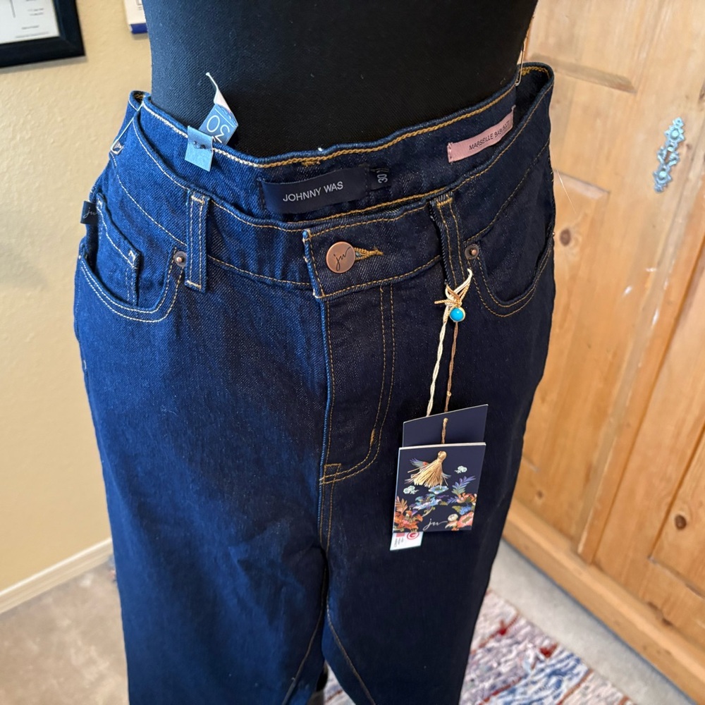 Johnny Was Indigo Denim Pants